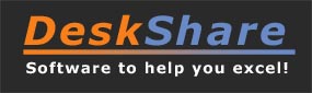 DeskShare Logo with slogan