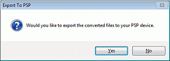 Digital Media Converter - Export files to PSP device