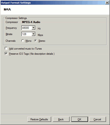 M4A Properties M4A Properties