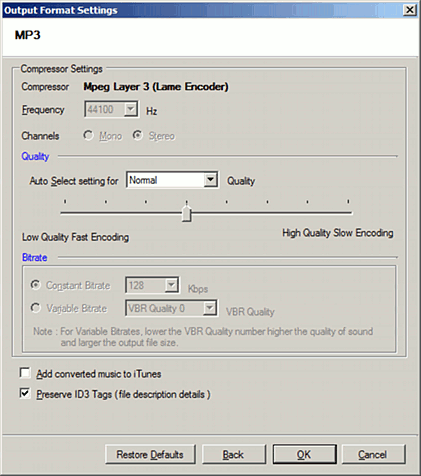 MP3 Properties