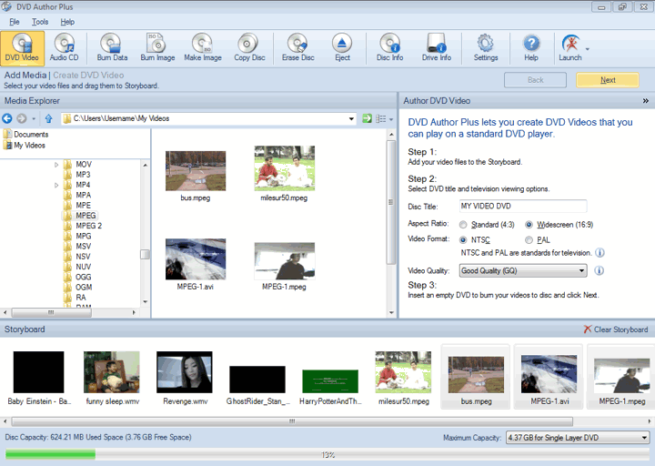 DVD Author Plus screenshot