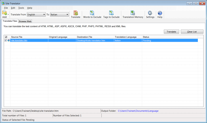 Site Translator 4.17
