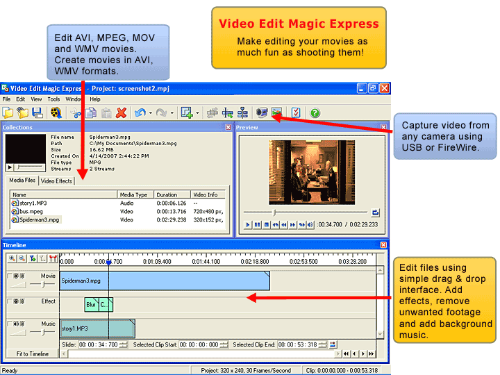 Windows 7 Video Edit Magic Express 4.11 full