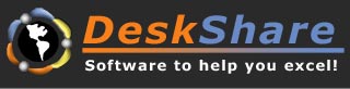 DeskShare Logo with image and slogan