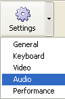 My Screen Recorder - Settings Menu