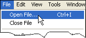 Video Edit Magic - File Dropdown