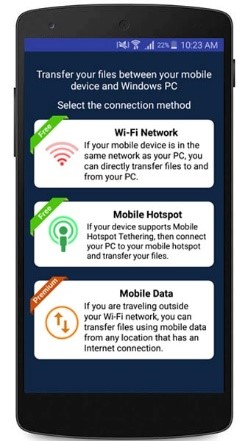 Mobile to PC File Transfer