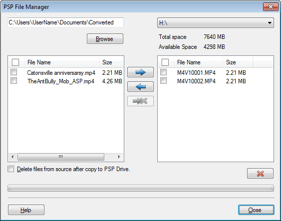 Lave Eftermæle afrikansk Digital Media Converter : Converting And Transfering Files into Sony PSP  Format