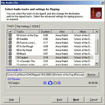 Select Tracks Select Tracks