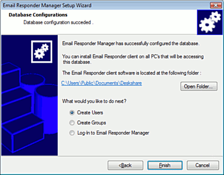 Database Successfully Configured Database Successfully Configured