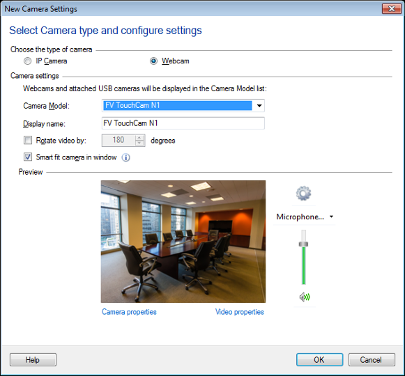 IP Viewer : Add or Edit a Webcam