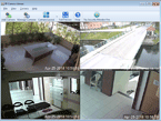 IP Camera Viewer - Écran principal