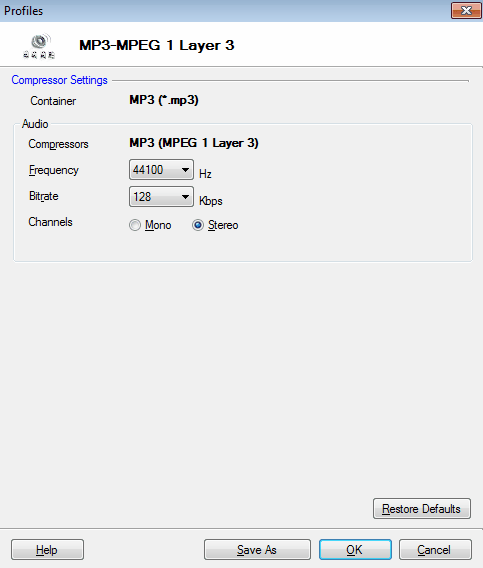 Impostazioni audio