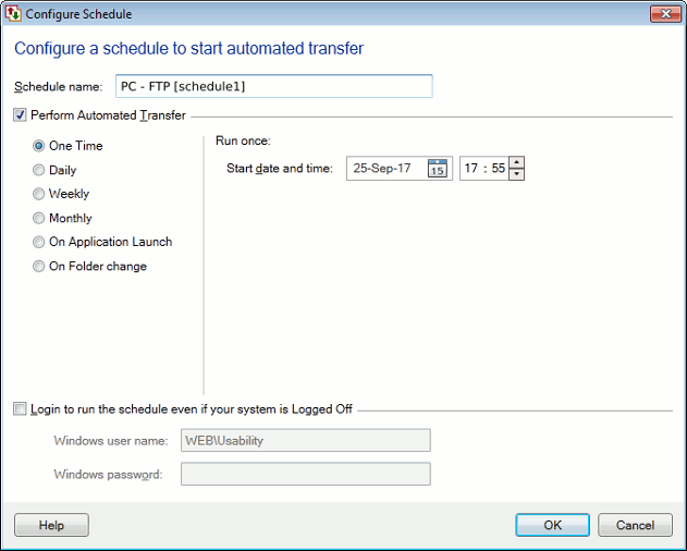 Auto FTP Manager - Scheduler