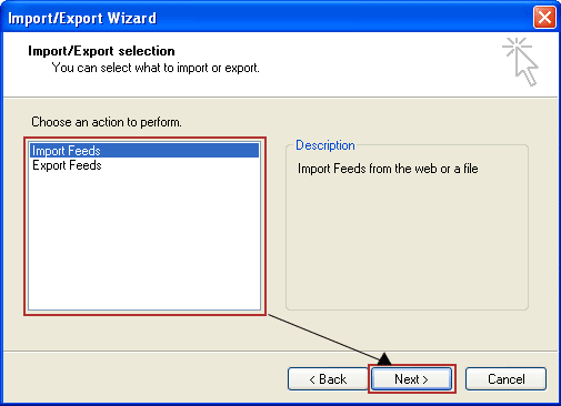 Active Web Reader - Import/Export Wizard